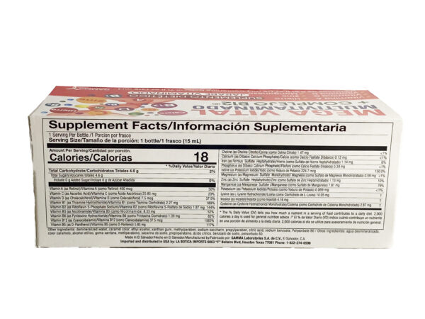 Mega Vital B12 vitamins - Image 5