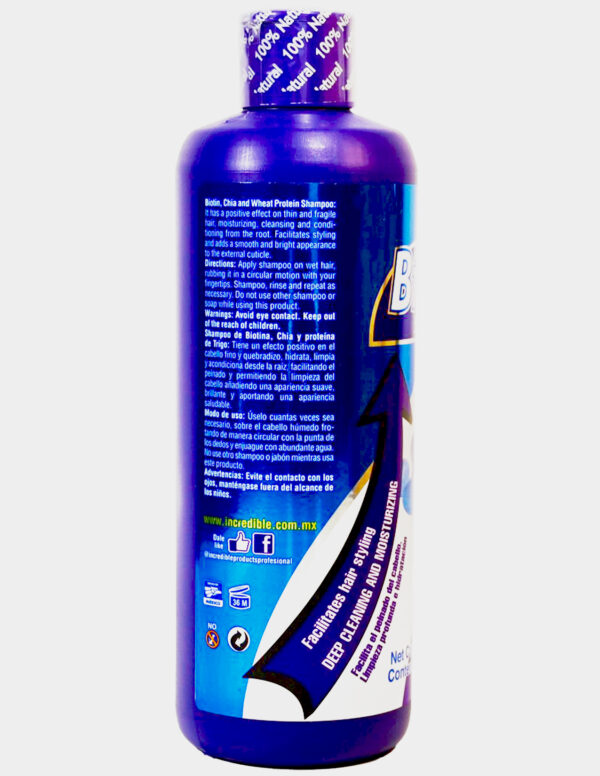 Biotin Fortified Shampoo / Shampoo Fortificado con Biotina - Image 5