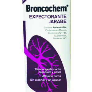 Broncochem II Expectorant Syrup, For Allergy 4 oz /  Jarabe Expectorante Broncochem 4 oz