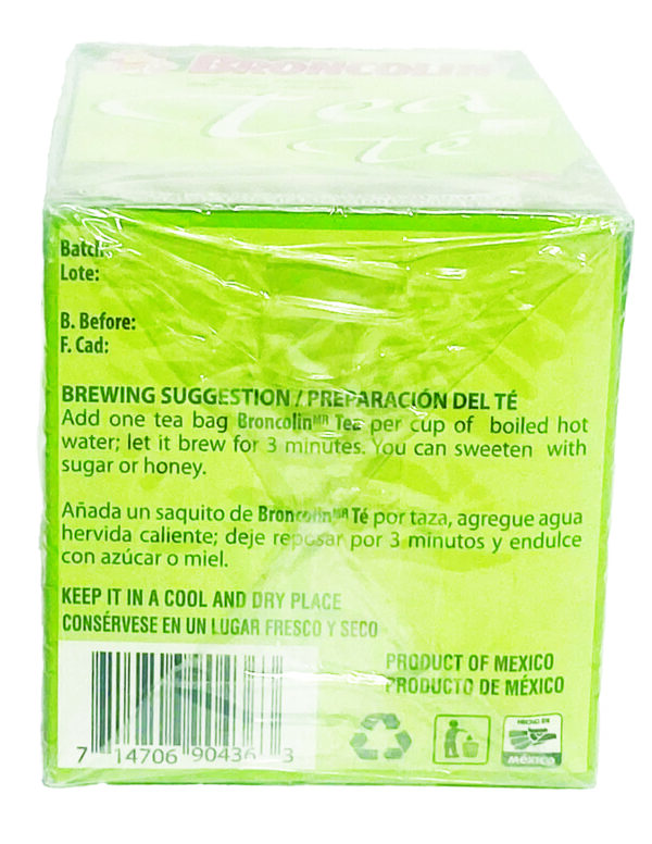 Broncolin Tea, Natural Remedy, Herbal Tea made with Plant Extracts - Image 3