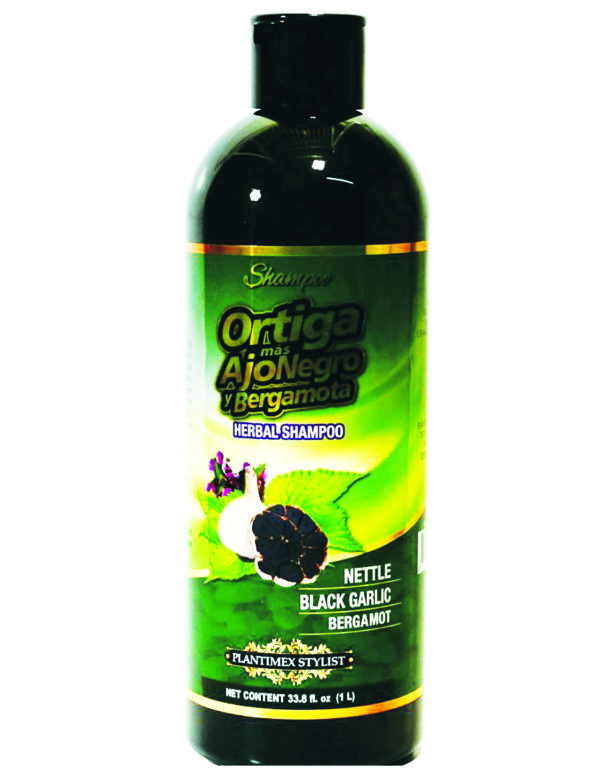 Ortiga mas ajo negro y bergamota / Herbal shampoo - Image 5