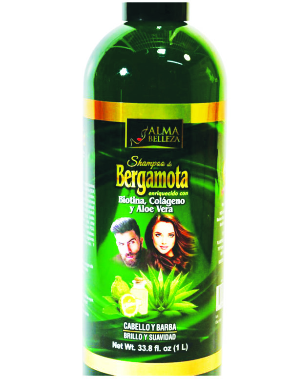 Shampoo Bergamota Biotina Colageno And Aloe Vera 33.8fl (1 L) / Shampoo Bergamota Biotina Colágeno Y Aloe Vera 33.8fl (1L)