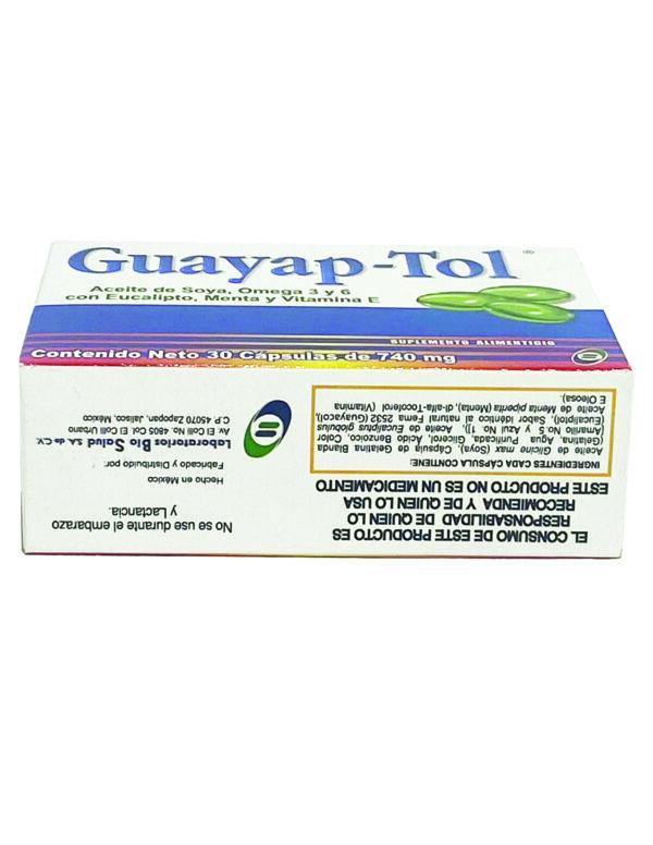 Guayabo-Tol - Dietary Supplement 30caps 740mg - Image 2