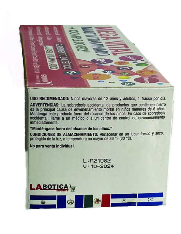 Mega Vital B12 vitamins - Image 4