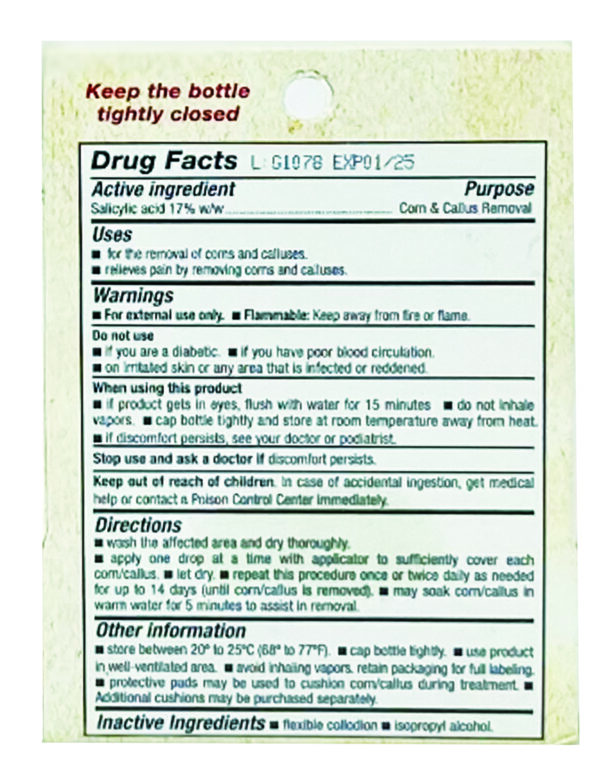 Quita Callos Corn And Callus Remover 14.8ml - Image 2